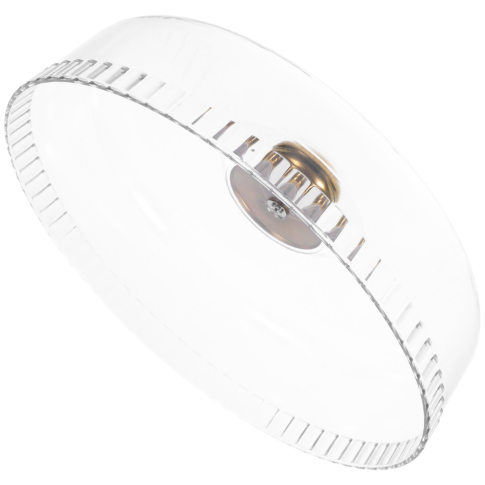 Plastic Dome Clear - 30 cm Yuvarlak Şeffaf Akrilik Kek
