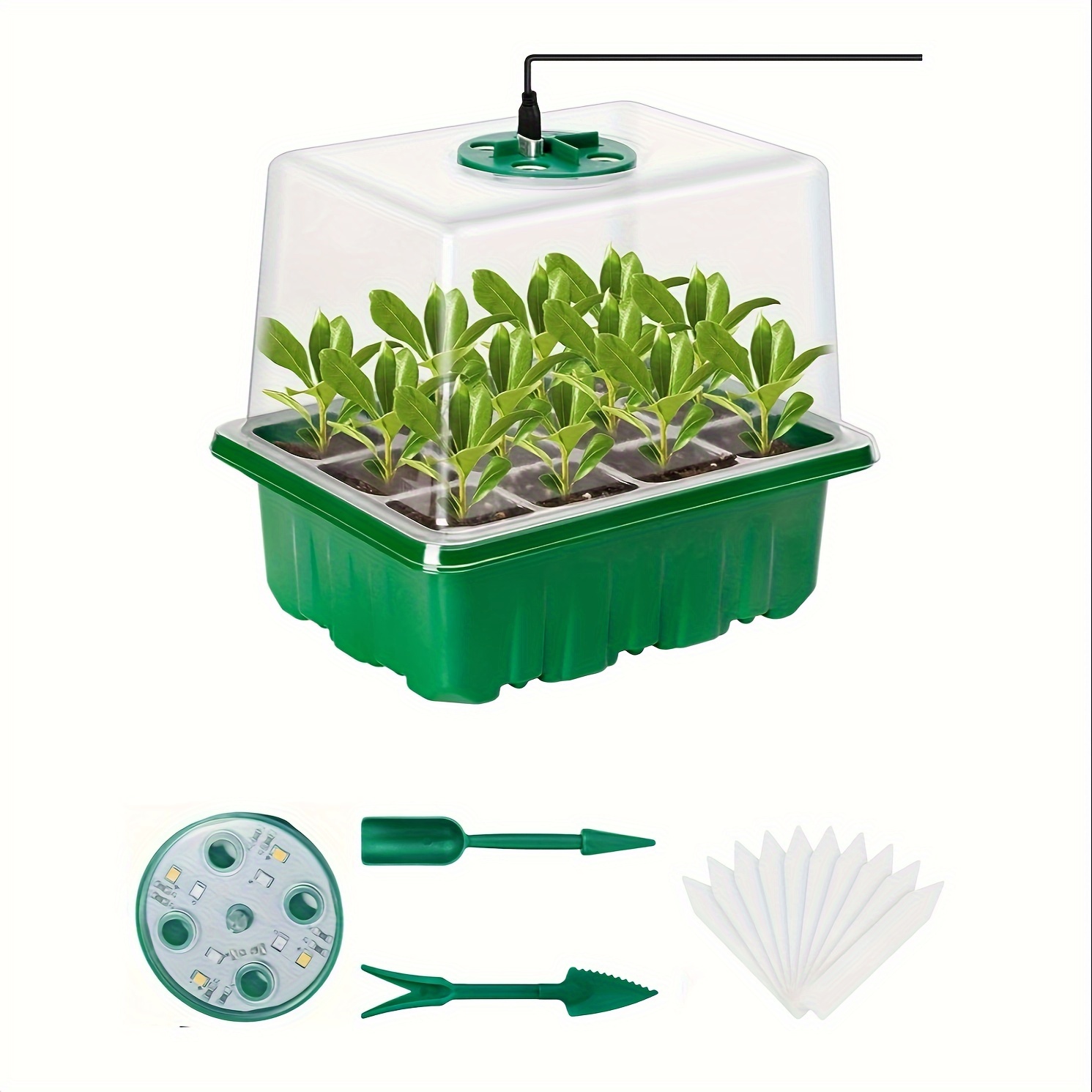 Humidity Dome Kit - Fide Yetiştirme Kiti - 1/2/3 set,