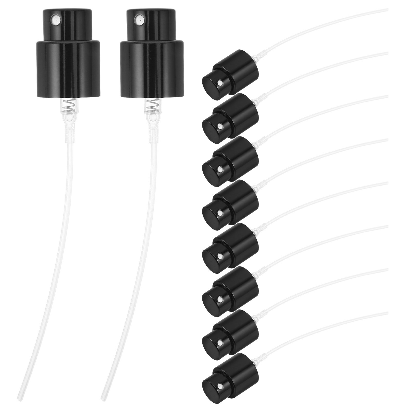 Misting Bottle Fine - 10 Adet Parfüm Sprey Nozulu Siyah