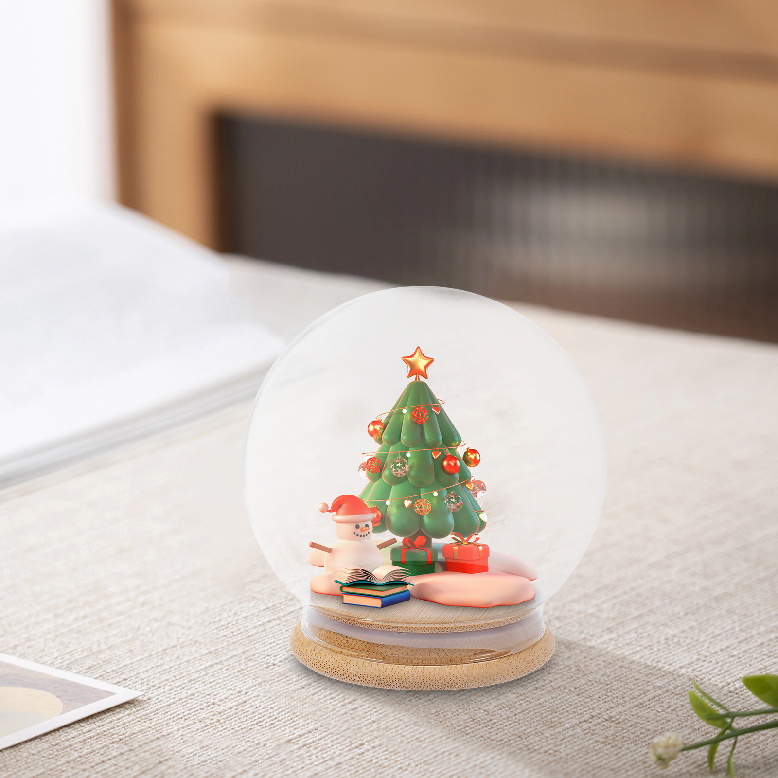 Plastic Dome Clear - Cam Kubbe Sonsuz Çiçek Sergileme Kutusu