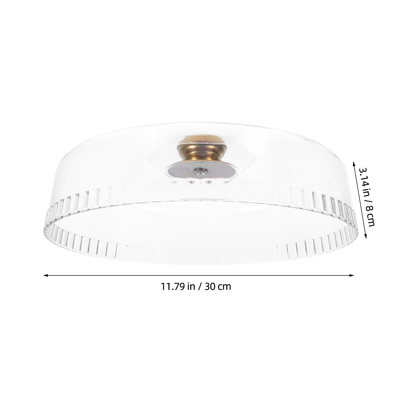 30 cm Şeffaf Akrilik Pasta Kub - Plastic Dome Clear incelemesi ve fiyatı