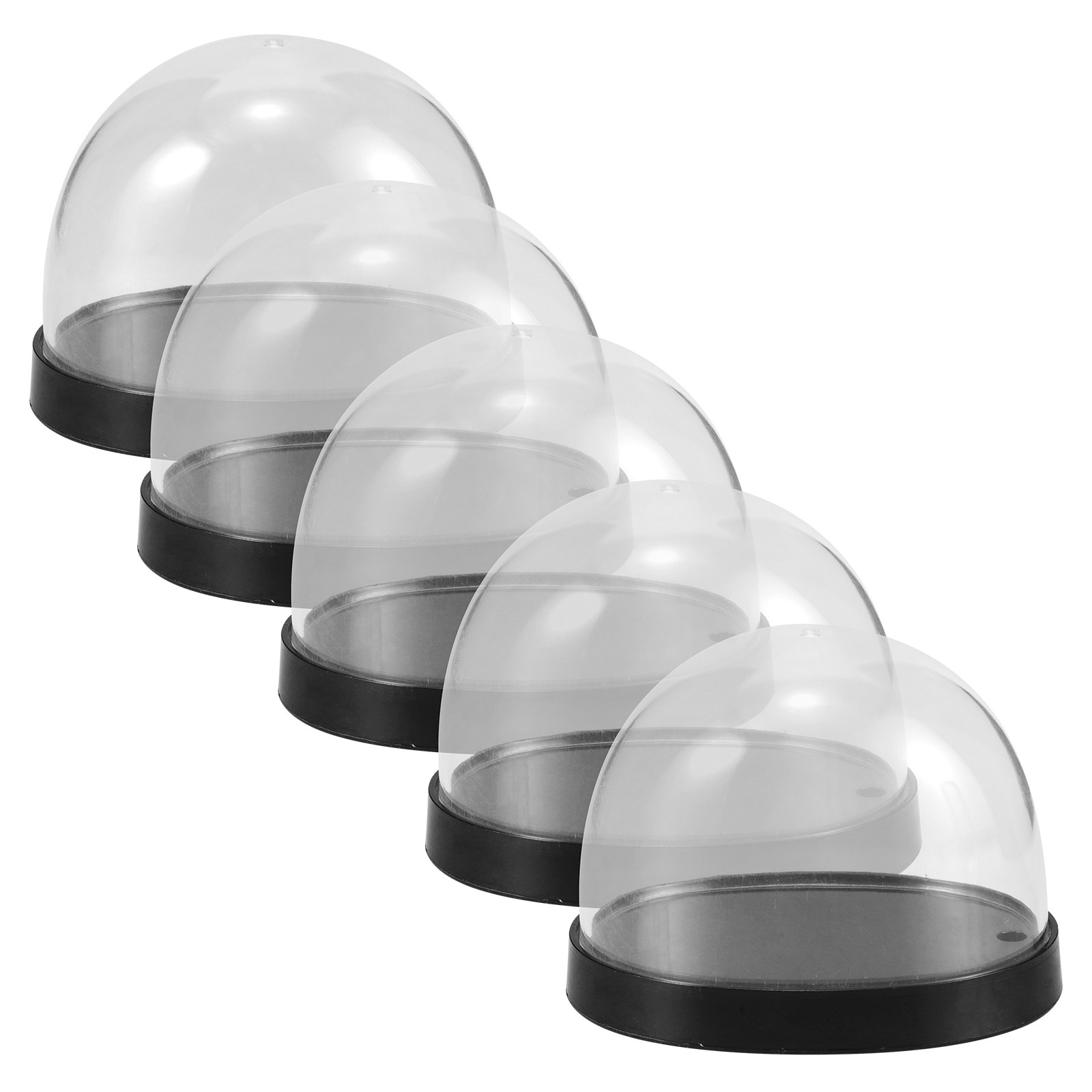 5 Set Şeffaf Plastik Kubbe Çiç - Plastic Dome Clear incelemesi ve fiyatı